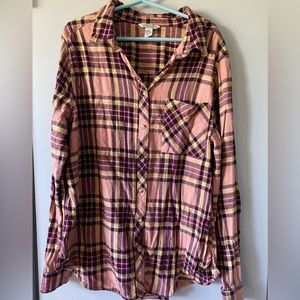 cute button up flannel